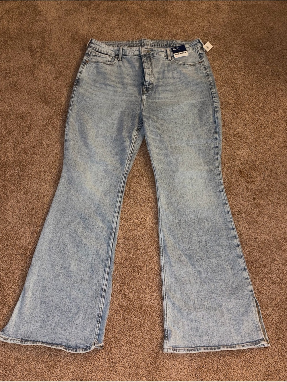 NWT Old Navy Light Blue Flare Leg Jeans